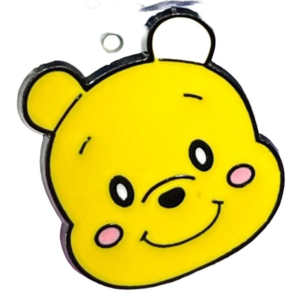 Winnie Pooh Lapel Pin Bear Face Brooch Badge Accessories Jewelry Enamel Pin